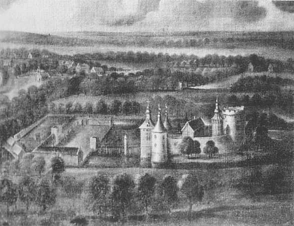 SChilderij kasteel stein uit 1728